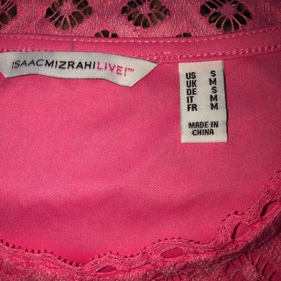 Isaac Mizrahi live navy and pink stretch dress - Picture 13 of 16